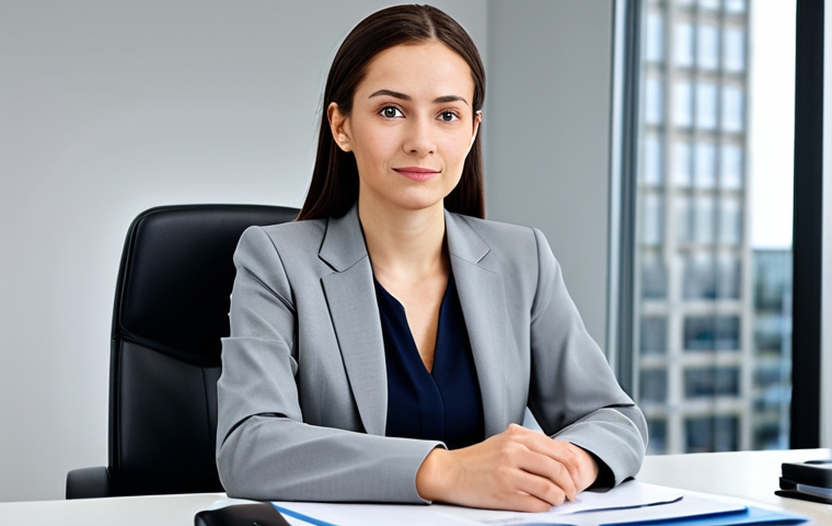 감각적 학습이란 개념 및 이론 정리 - **Prompt:** A professional businesswoman in a modest business suit, sitting at a desk in a modern of...